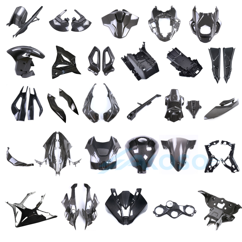 AKOSO 2023‑2024 BMW S1000RR K67 28-Pieces Full Dry Carbon Fiber Fairing Kit