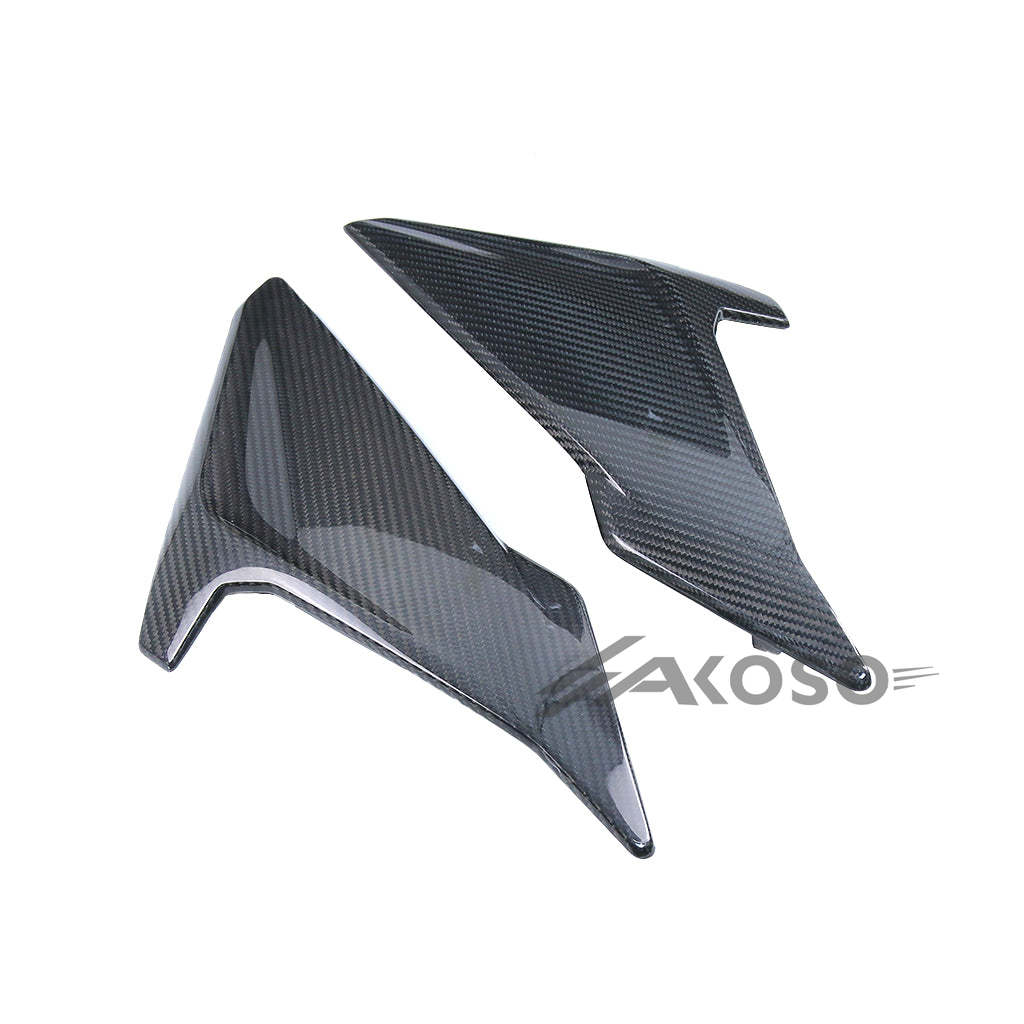 AKOSO 2014-2020 BMW S1000R Carbon Fiber Motorcycle Fuel Tank Side Panels Fairings