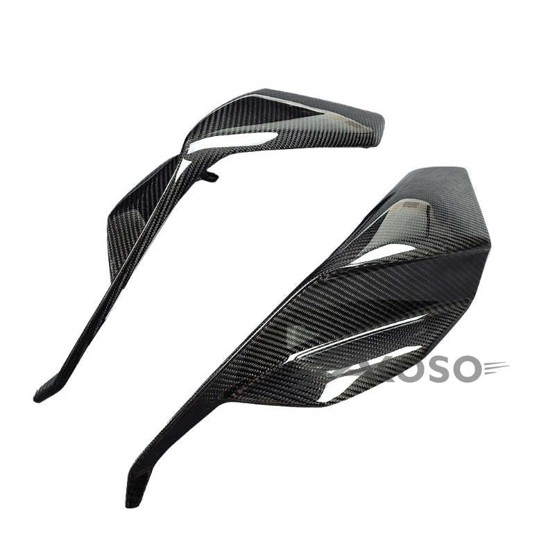 AKOSO 2021+ Aprilia RSV4 Carbon Fiber Front Headlight Fairing Lower Cover Motorcycle Accessories