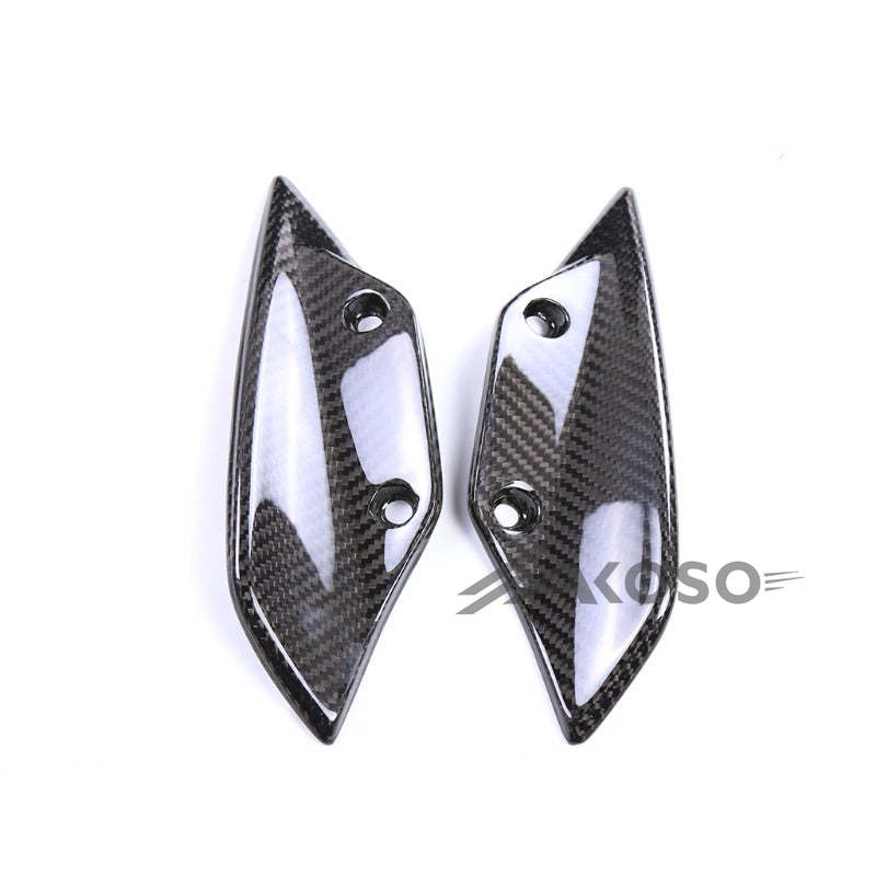 AKOSO 2009-2014 BMW S1000RR Carbon Fiber Front Fairing Headlight Side Panel Cover