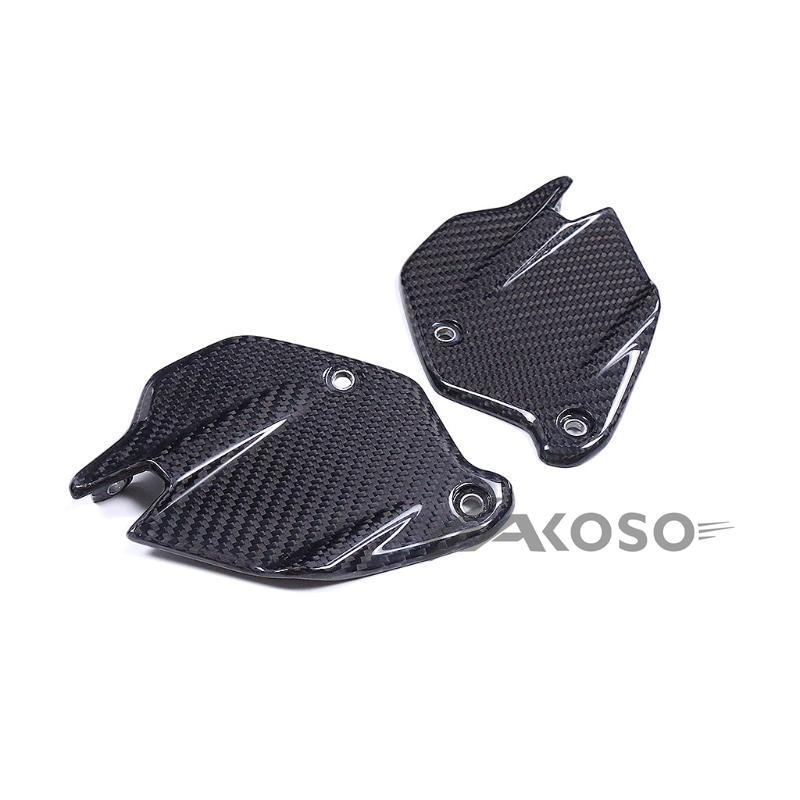 AKOSO 2020-2024 BMW F900XR 100% Carbon Fiber Heel Guards Plates Fairings