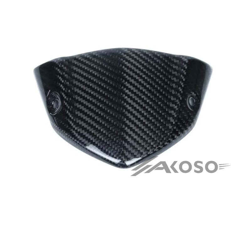 AKOSO 2014+ Kawasaki Z1000 Carbon Fiber Front Dashboard Cover Windshield Fairing Cover