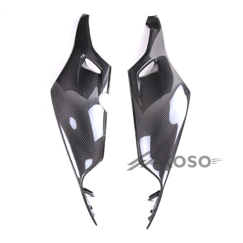 AKOSO 2017-2024 Yamaha TMAX 530 560 Carbon Fiber Rear Seat Tail Side Panel Cover Cowling Fairing