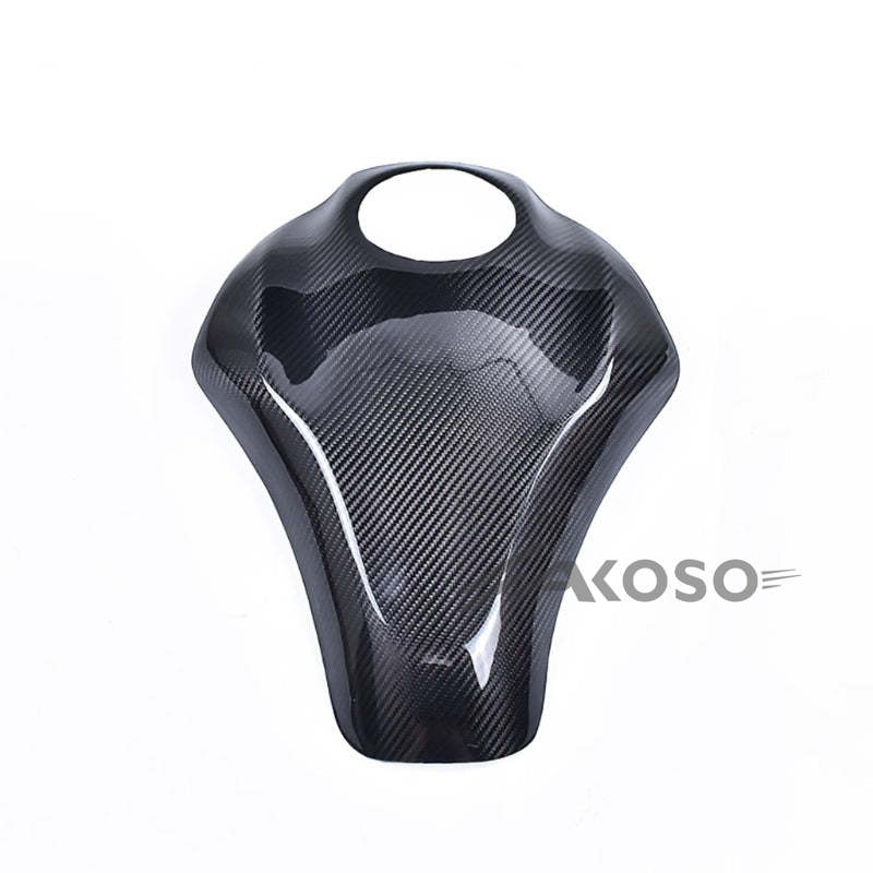 AKOSO 2017-2019 Kawasaki Z900 Carbon Fiber Motorcycle Fuel Gas Tank Cover Protector Fairing