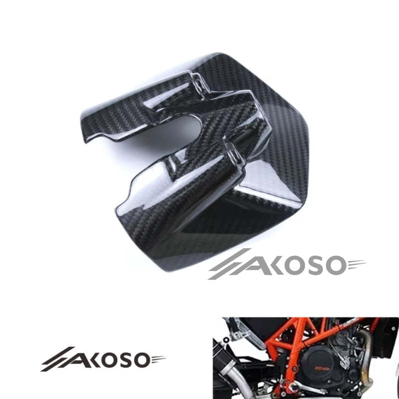 AKOSO 2012-2019 KTM 690 Duke Carbon Fiber Fairing Accessories Motorcycle Cylinder Cover