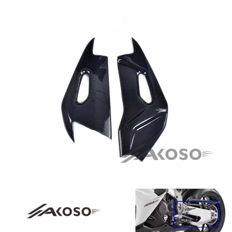 AKOSO 2009-2020 Aprilia RSV4 /2013-2020 Tuono Carbon Fiber Swingarm Cover Frame Fairing