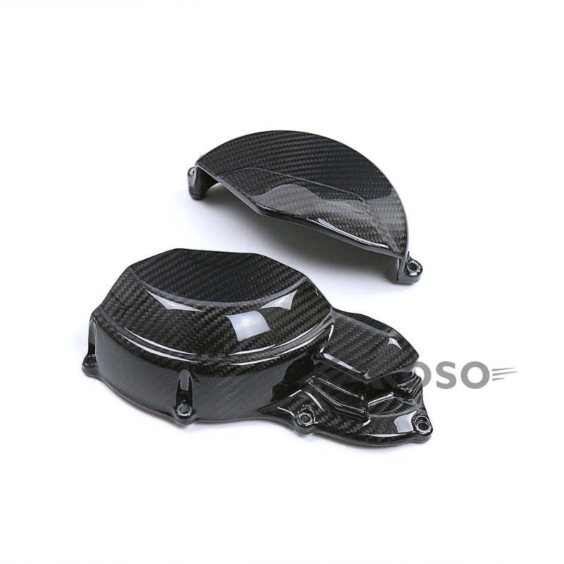 AKOSO 2021 2022 Aprilia RS660 Carbon Fiber Motorcycle Left and Right Engine Clutch Covers