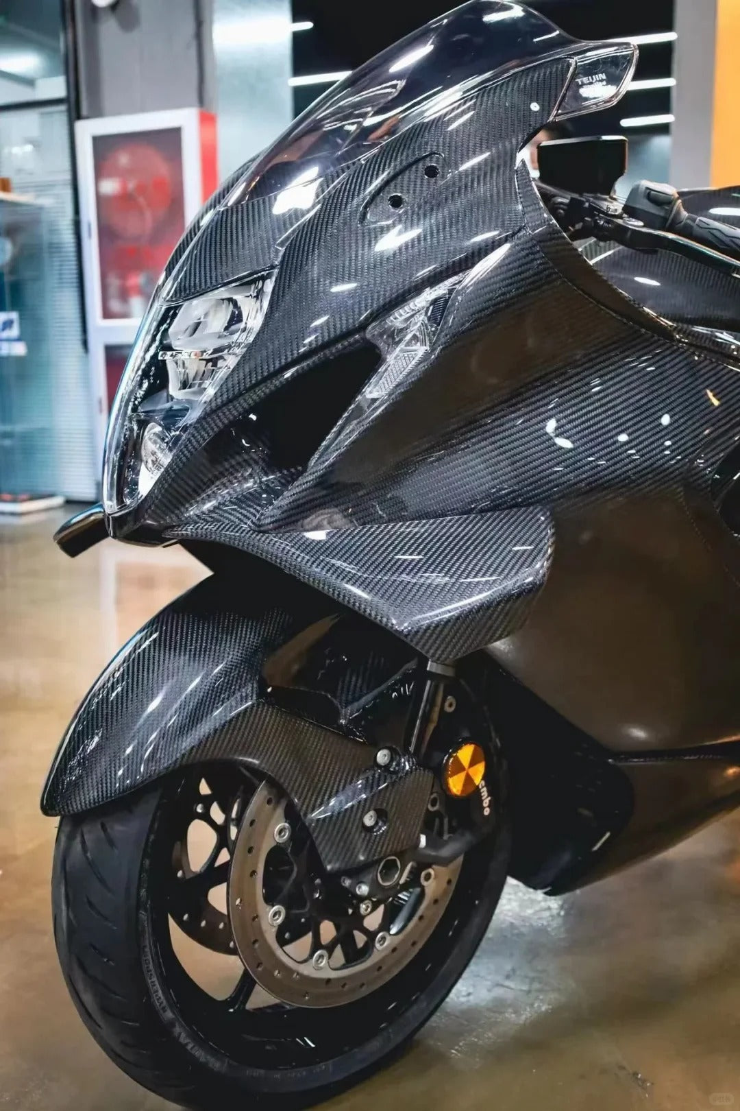 AKOSO Suzuki Hayabusa Gen3 GSX1300R 2021‑ Full Dry Carbon Fiber Body Kit 30‑Piece Complete Fairing Set