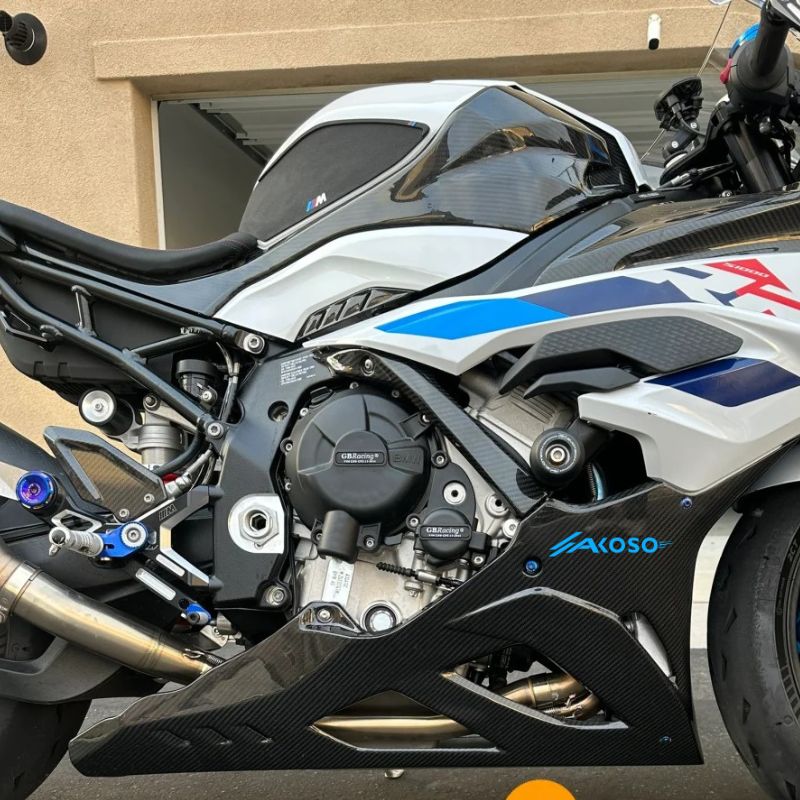 AKOSO 2023+ BMW S1000RR 100% Carbon Fiber Full Fairing Kit 25 Parts