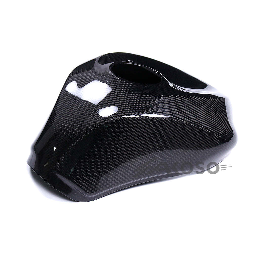 AKOSO 2019-2024 Kawasaki Ninja ZX-6R 636 Full Dry Carbon Fiber Fuel Tank Cover Fairing