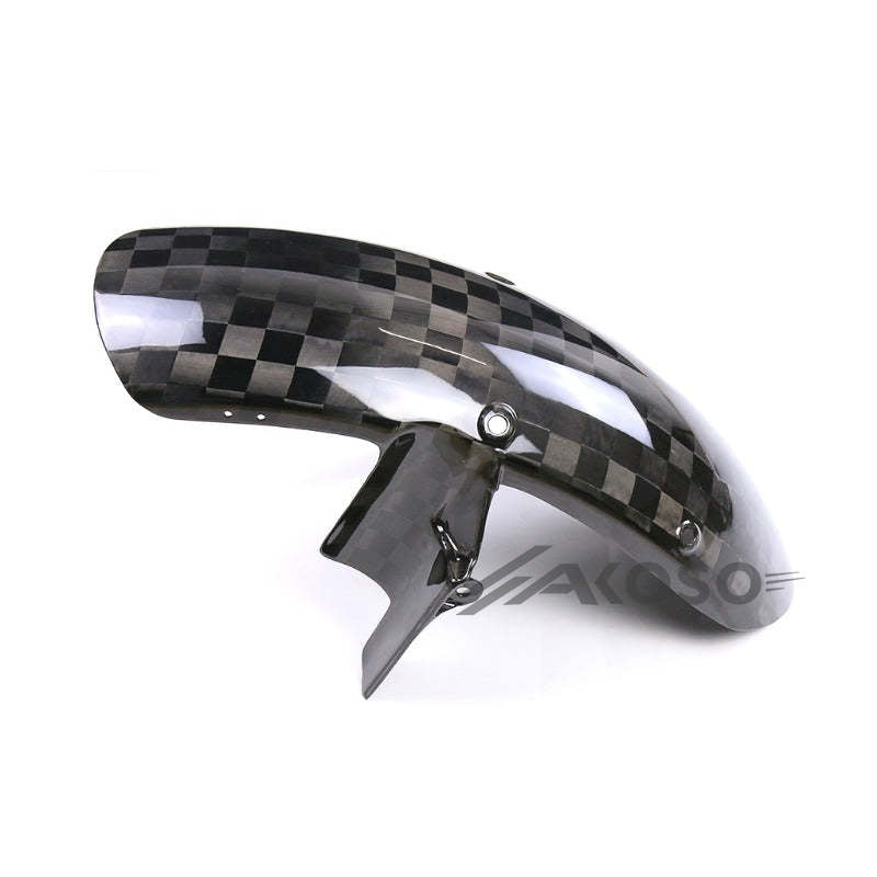 AKOSO 2018-2024 Kawasaki Z900RS Carbon Fiber Motorcycle Fairing Front Wheel Fender Hugger Mudguard