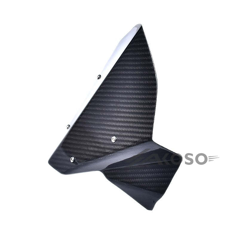 AKOSO 2019-2024 Honda CB650R Carbon Fiber Front Windscreen Windshield Wind Deflector Screen