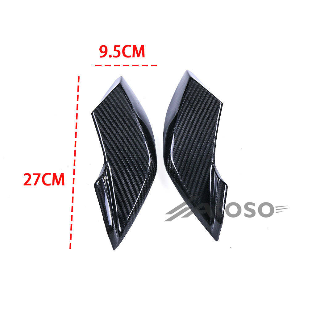 AKOSO 2021-2024 BMW S1000R Motorcycle Carbon Fiber Accessories Front Lower Side Fairings