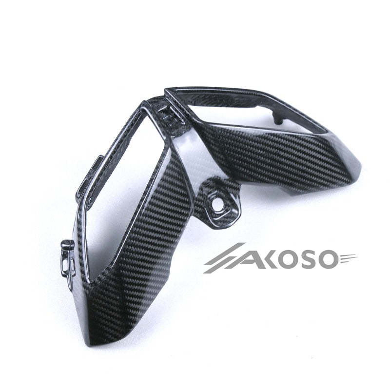 AKOSO 2014-2020 Yamaha MT09 FZ09 Carbon Fiber Headlight Cover Bracket Shell Front Fairing