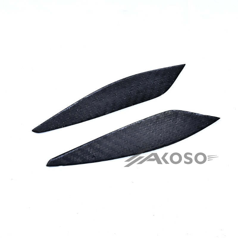 AKOSO 2017-2024 Yamaha R6 Carbon Fiber Fuel Gas Tank Side Trim Cover Fairing