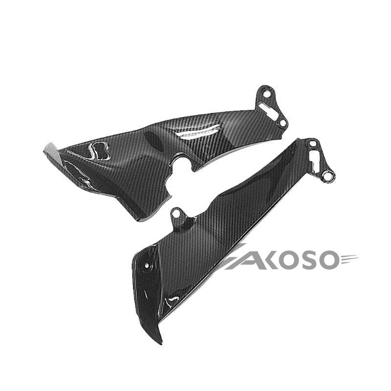 AKOSO 2009-2014 Yamaha YZF-R1 Carbon Fiber Front Mid Upper Vertical Side Panel Fairings