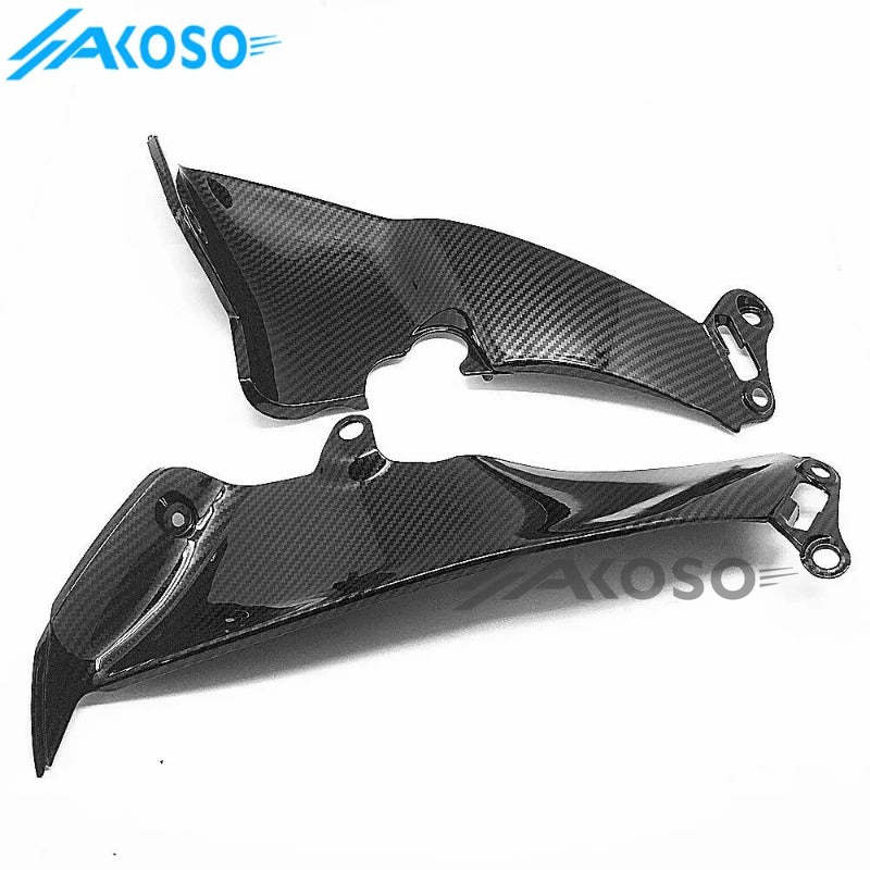 AKOSO 2009-2014 Yamaha YZF-R1 Carbon Fiber Front Mid Upper Vertical Side Panel Fairings