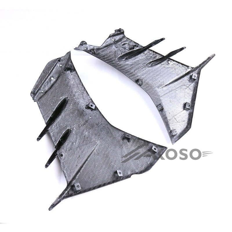 AKOSO 2021+ Aprilia RSV4 Carbon Fiber Front Headlight Lower Cover Frame Fairing