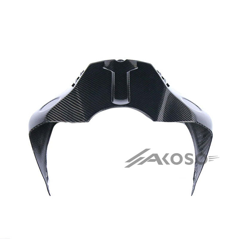 AKOSO 2015-2019 Yamaha YZF R1 R1M Carbon Fiber Motorcycle Airbox Fuel Gas Tank Cover Fairing