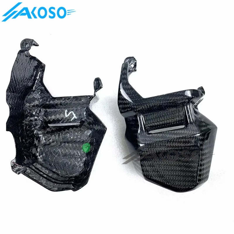 AKOSO 2019+ Honda CB650R CBR650R Carbon Fiber Engine Cover Clutch Cover Small Frame Cover Side Panels