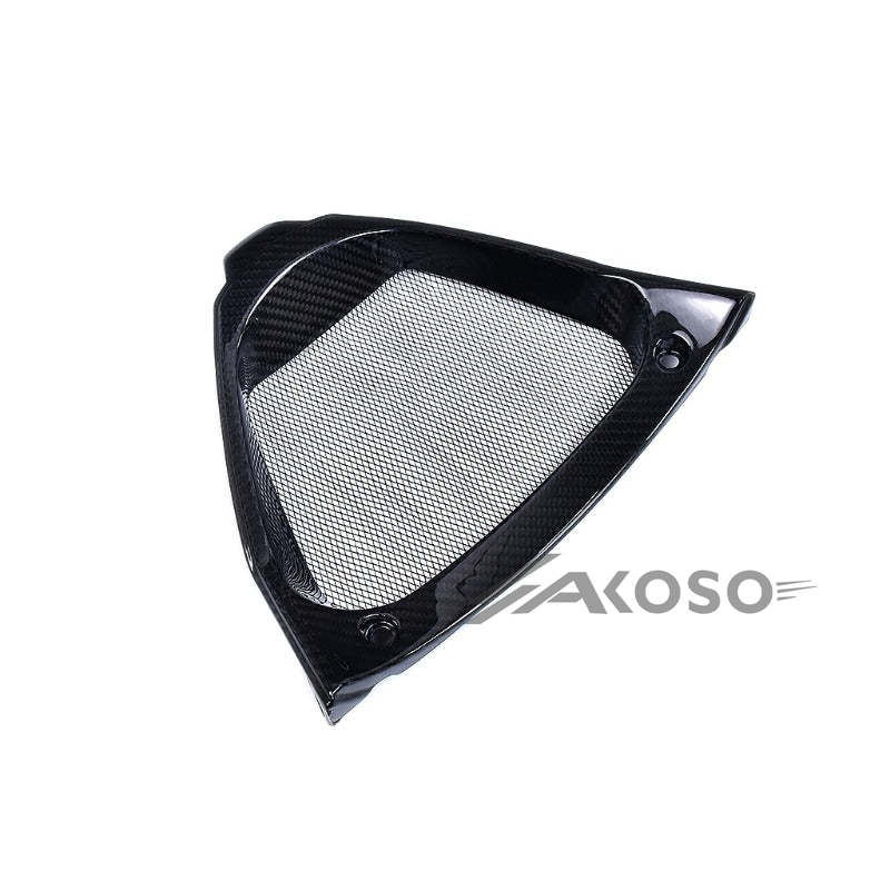 AKOSO 2009-2020 Aprilia RSV4 Tuono Carbon Fiber V-Shaped Panel Radiator Cover