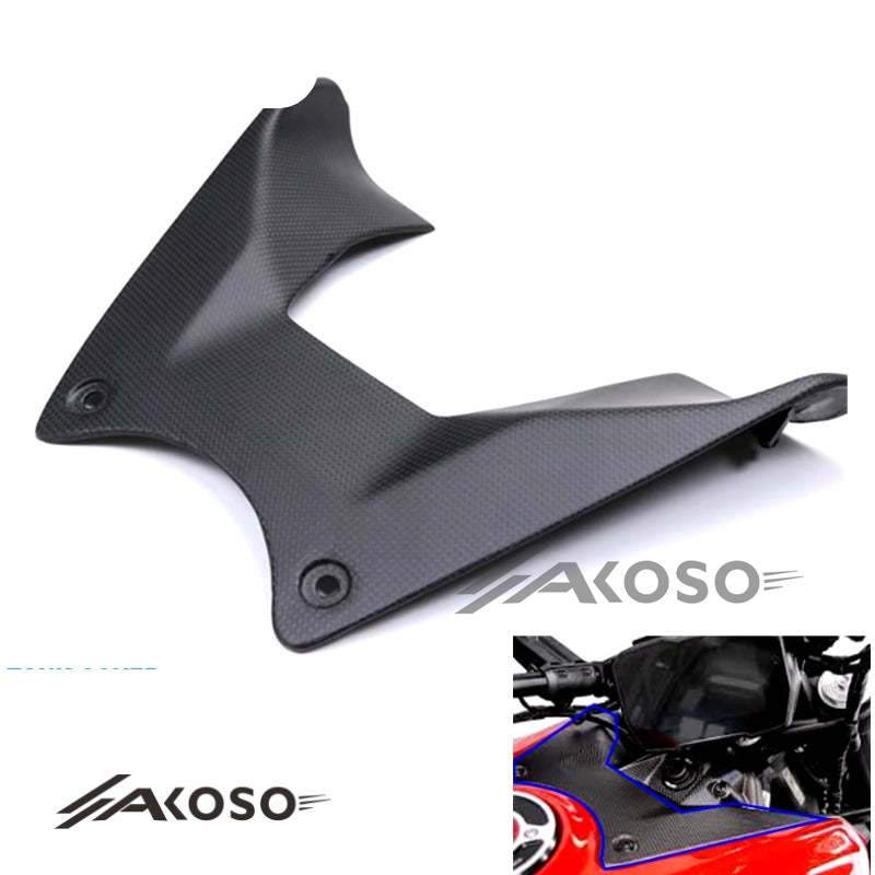 AKOSO 2023 Ducati Diavel V4 Carbon Fiber Motorcycle Accessories Tank Cover Fairing