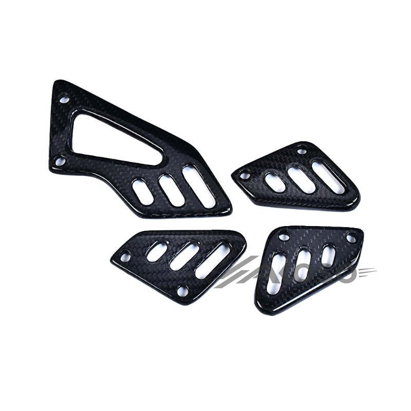 AKOSO Aprilia RSV4 Tuono V4 2021+ Carbon Fiber Heel Guard Plates Fairing