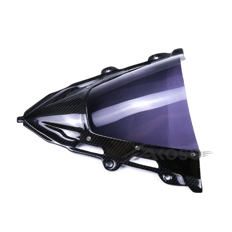 AKOSO 2014-2018 Honda CB650F CBR650F Carbon Fiber Motorcycle Front Screen Windshield Fairing Windshield