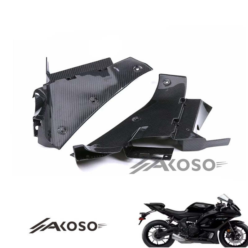 AKOSO 2022-2024 Yamaha R7 Carbon Fiber Front Side Panels Fairings Kits