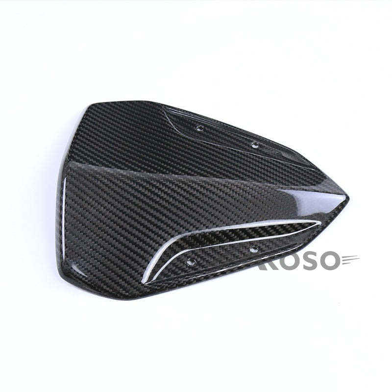 AKOSO 2016+ Yamaha NVX155 AEROX155 Carbon Fiber Front Windscreen Windshield Wind Deflector