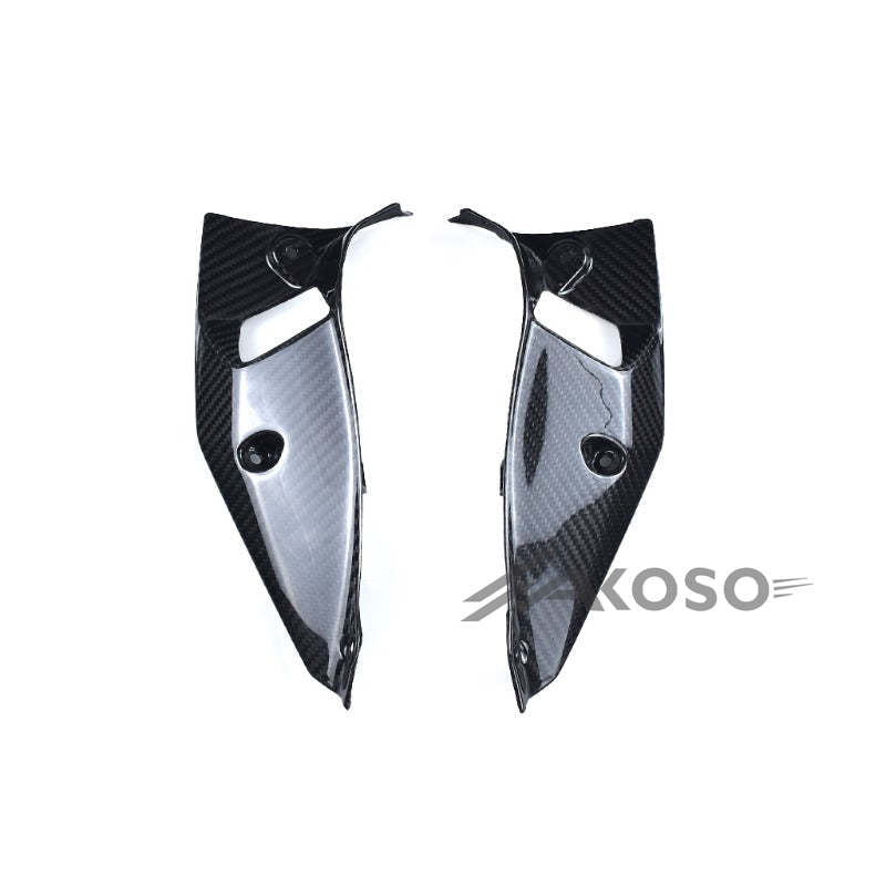 AKOSO 2020-2024 Kawasaki Z900 Carbon Fiber Motorcycle Front Inner Vent Side Cover Fairing Kit