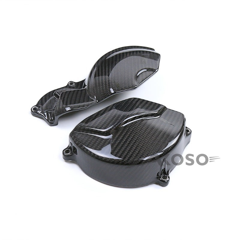 AKOSO 2021 2022 Aprilia RS660 Carbon Fiber Motorcycle Left and Right Engine Clutch Covers