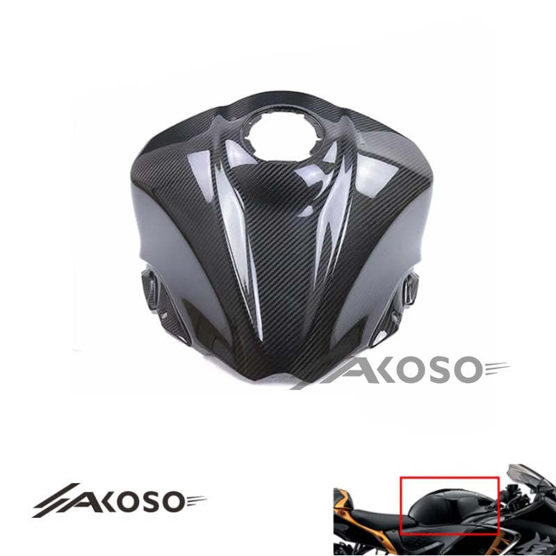 AKOSO Suzuki GSX1300R Hayabusa 2021-2024 Carbon Fiber Fuel Tank Front Cover