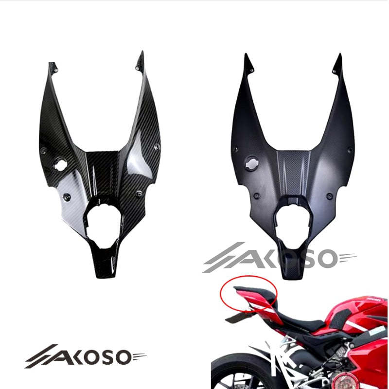 AKOSO 2018+ Ducati Panigale Streetfight V4 V4S V4R Carbon Fiber Lower Tail Cover Fairing