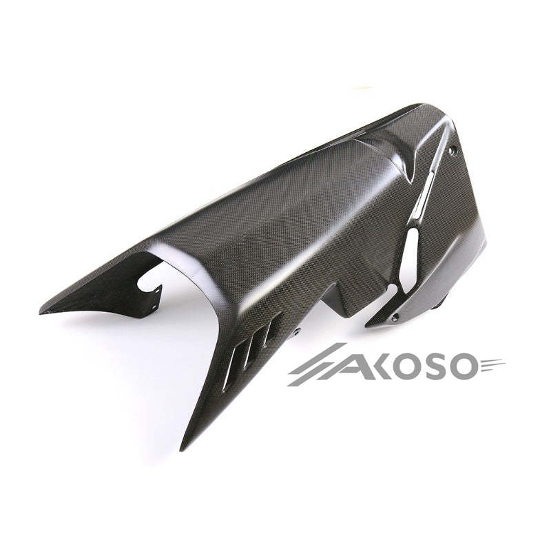 AKOSO 2022 2023 Panigale V4 V4S Carbon Fiber Side Under Fairing Panel Belly Pan Cowl