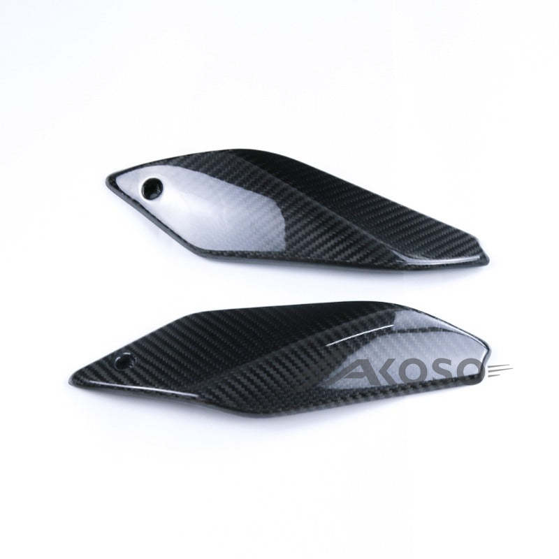 AKOSO 2012-2019 KTM 690 Duke Carbon Fiber Motorcycle Fuel Tank Side Panel Cover Fairings