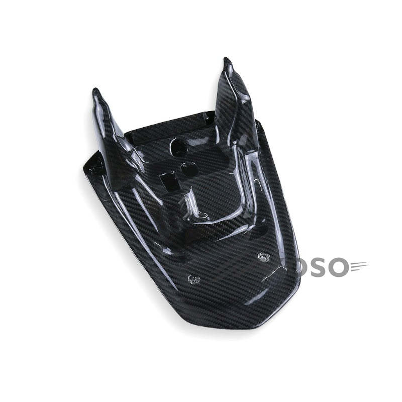 AKOSO 2019+ Honda CB650R CBR650R Carbon Fiber Rear Seat Cowl Pillion Passenger Cowl Seat Cover Fairing