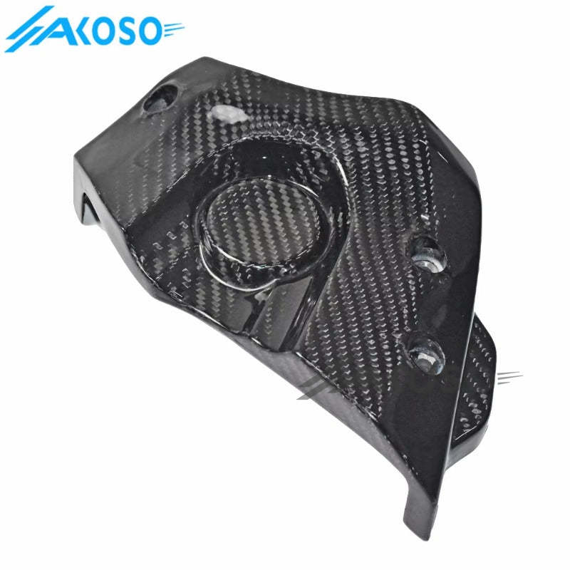 AKOSO Yamaha MT07 FZ07 2018-2022 Carbon Fiber Engine Cover Front Chain Case Guard Sprocket Fairing