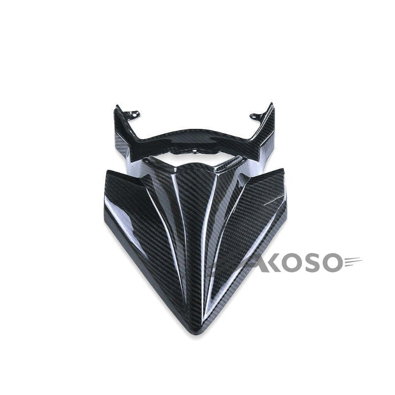 AKOSO 2015-2024 Kawasaki Ninja H2 H2R Carbon Fiber Motorcycle Rear Upper Tail Seat Cover Fairing