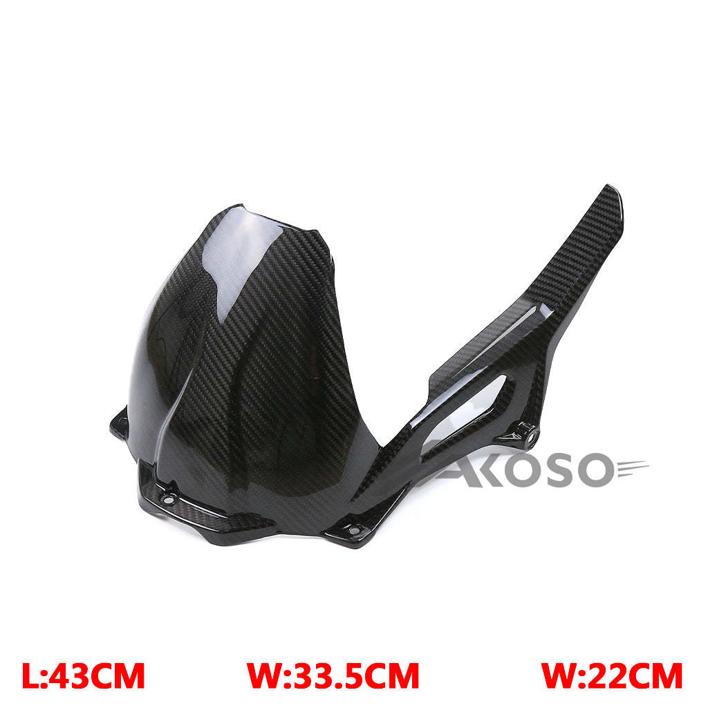 AKOSO 2020-2024 BMW S1000XR Carbon Fiber Rear Fender Hugger Mudguard Fairing