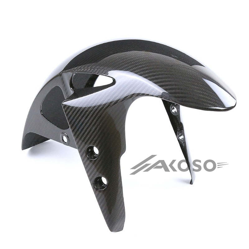 AKOSO 2022-2024 Yamaha YZF-R3 YZF R3 Carbon Fiber Front Fender Splash Hugger Mudguard Fairing