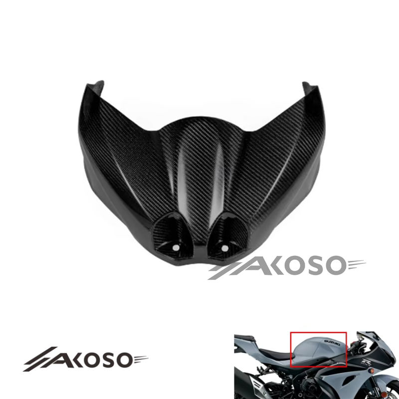 AKOSO Suzuki GSX-R1000 2017-2023 Carbon Fiber Tank Cover Tank Fairing