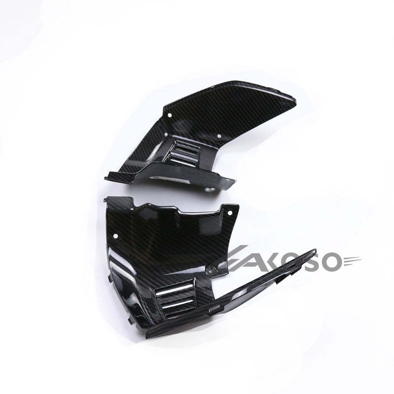 AKOSO 2023-2024 CFMOTO 800NK Carbon Fiber Motorcycle Fuel Tank Front Air Decorative Panel Fairing