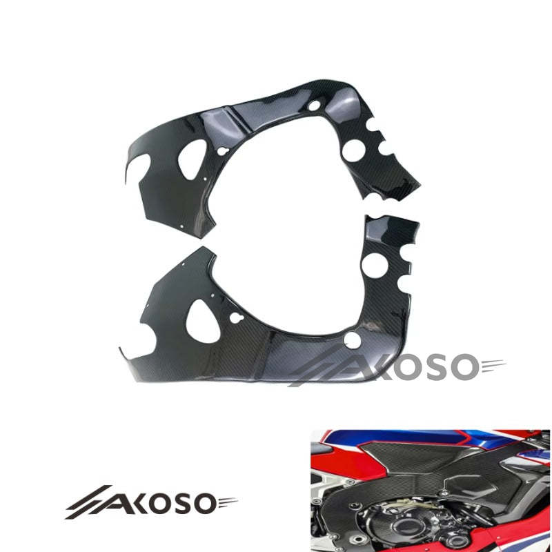 AKOSO 2017-2024 Honda CBR1000RR Carbon Fiber Motorcycle Fairing Frame Cover Side Panels Protector