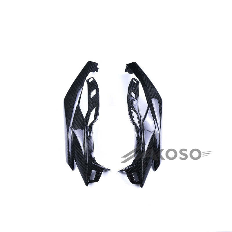 AKOSO 2014+ Kawasaki Z1000 Carbon Fiber Motorcycle Front Headlight Side Fairing Cover Panels