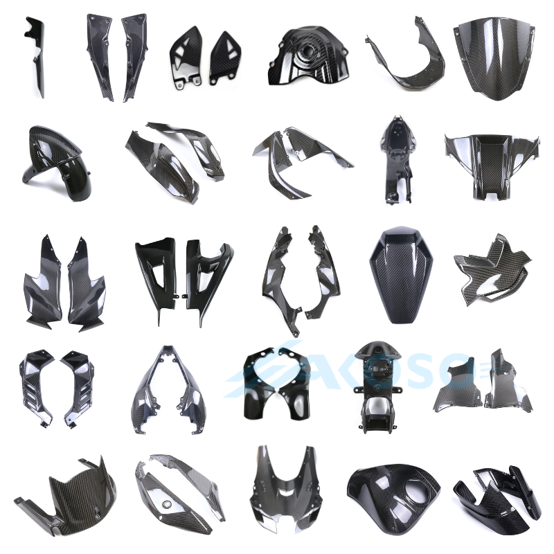 AKOSO Kawasaki Ninja ZX‑10R / ZX‑10RR 2021‑2024 Full Dry Carbon Fiber Body Kit 26 Parts Complete Fairing Set