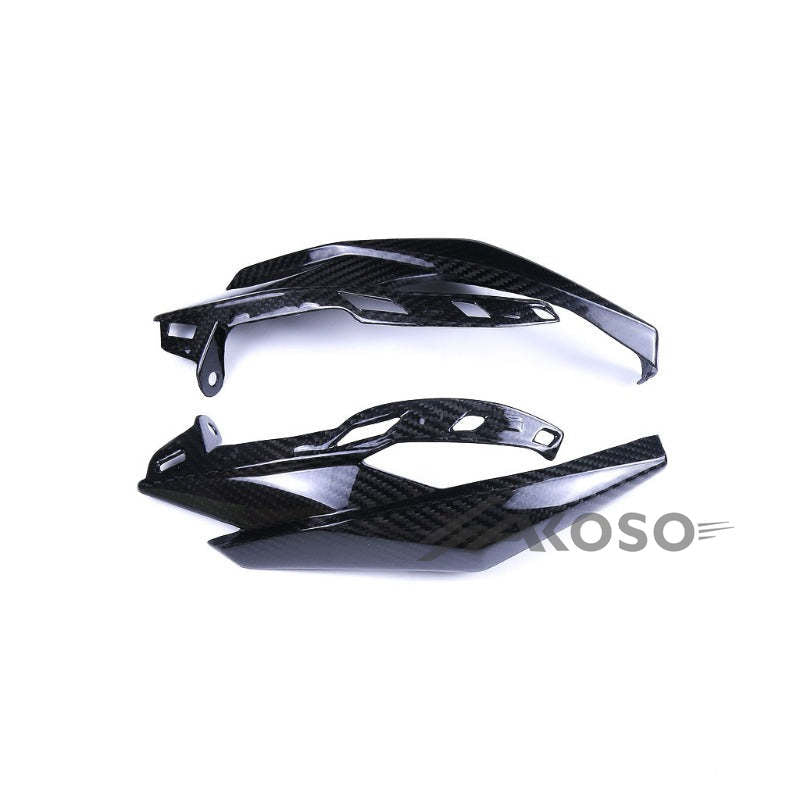 AKOSO 2014+ Kawasaki Z1000 Carbon Fiber Motorcycle Front Headlight Side Fairing Cover Panels