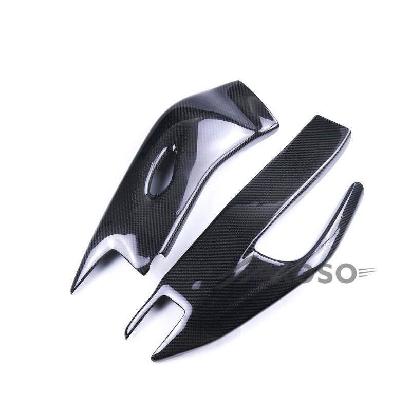 AKOSO 2008-2012 Honda CBR1000RR Carbon Fiber Motorcycle Swingarm Covers Swing Arm Protectors