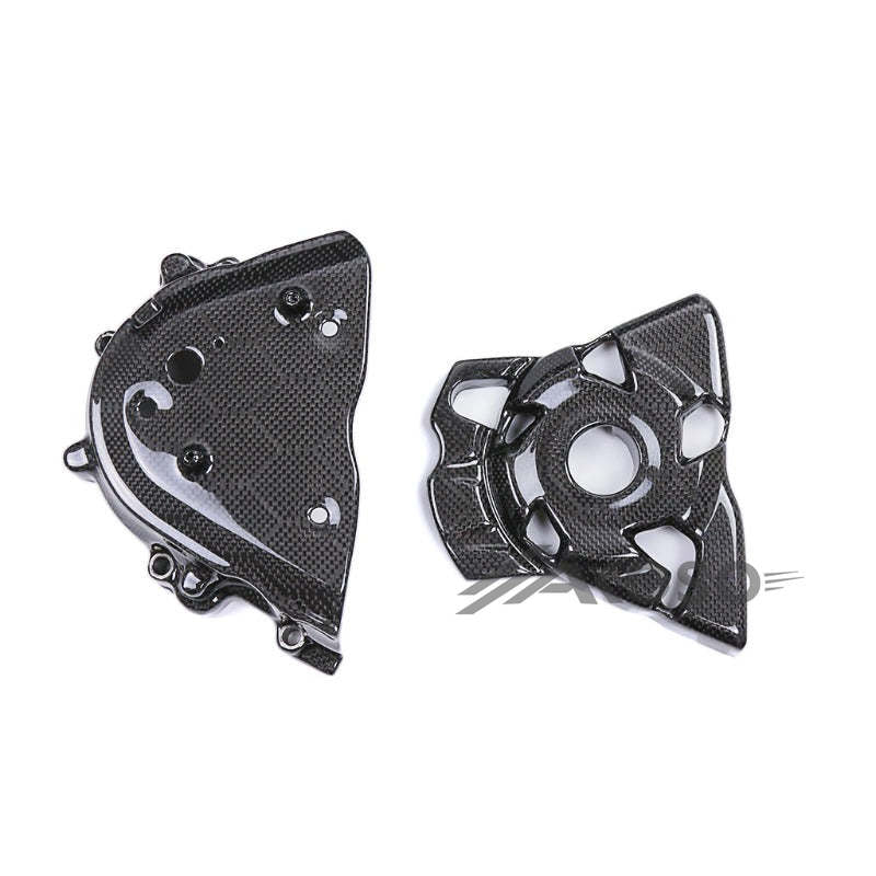 AKOSO 2014-2019 Kawasaki Z1000 Carbon Fiber Motorcycle Sprocket Cover with Side Cover Kits