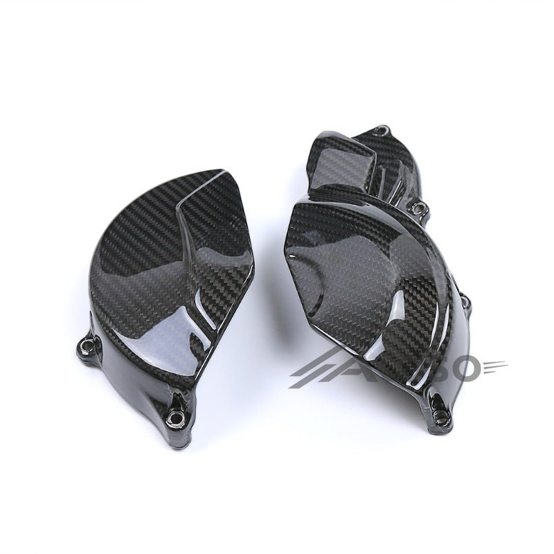 AKOSO 2021 2022 Aprilia RS660 Carbon Fiber Motorcycle Left and Right Engine Clutch Covers